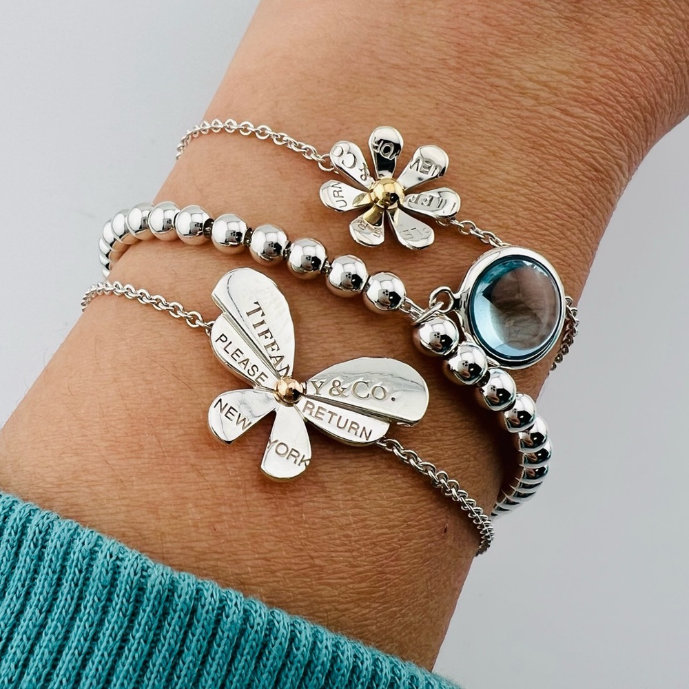Return To Tiffany Love Bug Butterfly Bracelet